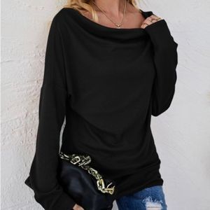 NEW Classic Black Knit Draped Boatneck Dolman Top - Women XL,